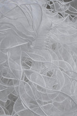 Andy Fırfırlı Mat Organze Kısa Özel Tasarım Duvak - Mediha Cambaz Bridal