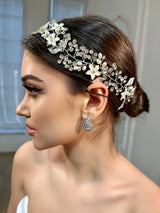 Anna Zirkon Taşlı Gelin Saç Aksesuarı - Mediha Cambaz Bridal