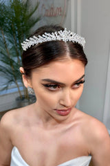 Arya Zirkon Taşlı Gelin Tacı - Mediha Cambaz Bridal