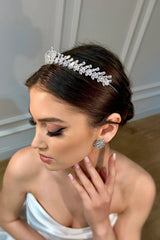 Arya Zirkon Taşlı Gelin Tacı - Mediha Cambaz Bridal