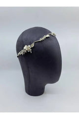 Bohem Üç Boyutlu Taşlı Gelin Saç Aksesuarı - Mediha Cambaz Bridal