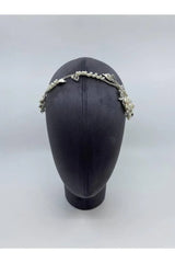 Bohem Üç Boyutlu Taşlı Gelin Saç Aksesuarı - Mediha Cambaz Bridal