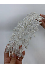 Boncuklu İncili Prenses Model Saç Aksesuarı - Mediha Cambaz Bridal