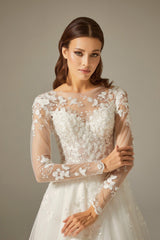 Bonnie Çiçek Dantelli Bohem A Kesim Gelinlik - Mediha Cambaz Bridal