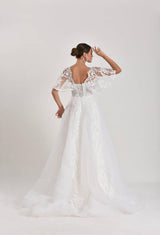 Butterfly Dantelli Helen A Kesim Gelinlik - Mediha Cambaz Bridal