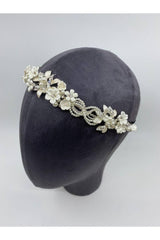Cara Bohem Üç Boyutlu Çiçekli Gelin Saç Aksesuarı - Mediha Cambaz Bridal