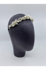 Cara Bohem Üç Boyutlu Çiçekli Gelin Saç Aksesuarı - Mediha Cambaz Bridal