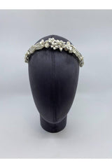 Cara Bohem Üç Boyutlu Çiçekli Gelin Saç Aksesuarı - Mediha Cambaz Bridal