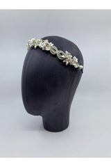 Cara Bohem Üç Boyutlu Çiçekli Gelin Saç Aksesuarı - Mediha Cambaz Bridal