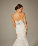 Carol Işıltılı Dantel Vintage Balık Gelinlik - Mediha Cambaz Bridal