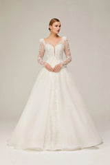 Catherine Dantel Dekolteli A Kesim Gelinlik - Mediha Cambaz Bridal