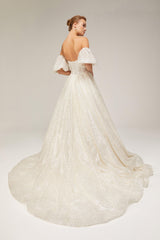 Cole 23 Drapeli Straplez A Kesim Gelinlik - Mediha Cambaz Bridal