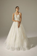 Dania Kolsuz Fransız Dantel Prenses Gelinlik - Mediha Cambaz Bridal