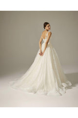 Dania Kolsuz Fransız Dantel Prenses Gelinlik - Mediha Cambaz Bridal