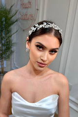 Darly Zirkon Taşlı Gelin Saç Aksesuarı - Mediha Cambaz Bridal