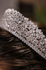 Disa Zirkon Taşlı Prenses Gelin Tacı - Mediha Cambaz Bridal