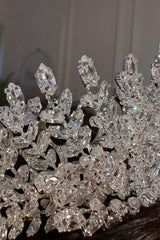 Edita Zirkon Taşlı Gelin Tacı - Mediha Cambaz Bridal