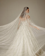 Eleanor Taşlı Kasnak Prenses Model Gelinlik - Mediha Cambaz Bridal