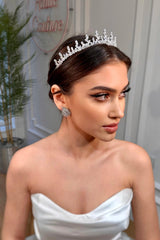 Elias Zirkon Damla Taşlı Gelin Tacı - Mediha Cambaz Bridal
