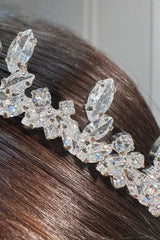 Elias Zirkon Damla Taşlı Gelin Tacı - Mediha Cambaz Bridal