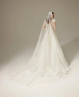 Elise Çizgisel Dantelli A Kesim Gelinlik - Mediha Cambaz Bridal