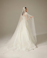 Elise Çizgisel Dantelli A Kesim Gelinlik - Mediha Cambaz Bridal