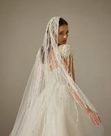 Elise Çizgisel Dantelli A Kesim Gelinlik - Mediha Cambaz Bridal