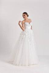 Euphoria Üç Boyutlu Prenses Model Gelinlik - Mediha Cambaz Bridal
