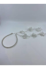 Ezra Kristalli Üç Boyutlu Taç - Mediha Cambaz Bridal