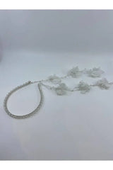 Ezra Kristalli Üç Boyutlu Taç - Mediha Cambaz Bridal