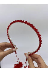 Ezra Kristalli Üç Boyutlu Taç - Mediha Cambaz Bridal