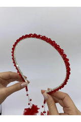 Ezra Kristalli Üç Boyutlu Taç - Mediha Cambaz Bridal