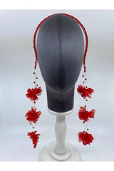 Ezra Kristalli Üç Boyutlu Taç - Mediha Cambaz Bridal