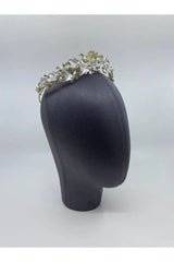 Gold ve Gümüşlü Vintage Gelin Tacı - Mediha Cambaz Bridal