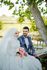 Haute Couture Özel Dikim Tesettür Gelinlik - Mediha Cambaz Bridal