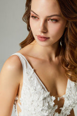 Hector Üç Boyutlu Çiçekli A Kesim Gelinlik - Mediha Cambaz Bridal