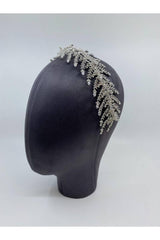 Helenistik Pırlanta Işıltılı Gelin Tacı - Mediha Cambaz Bridal