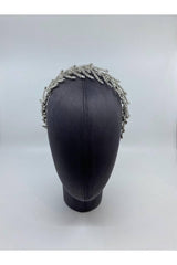 Helenistik Pırlanta Işıltılı Gelin Tacı - Mediha Cambaz Bridal