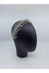 Helenistik Pırlanta Işıltılı Gelin Tacı - Mediha Cambaz Bridal