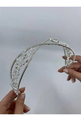 Helenistik Zarif Gelin Tacı Saç Aksesuarı - Mediha Cambaz Bridal