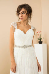 Hellenistic Taş Kemer Detaylı Helen Gelinlik - Mediha Cambaz Bridal