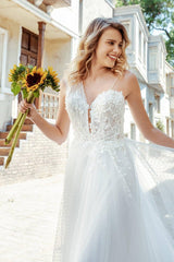 Ian Tek Kol Dokulu Organze Bohem Gelinlik - Mediha Cambaz Bridal