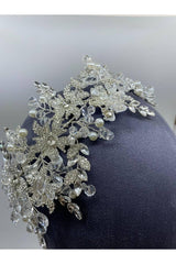 İncili ve Zirkon Taşlı Gelin Saç Aksesuarı - Mediha Cambaz Bridal