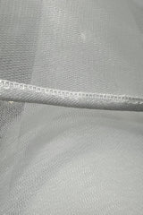 Infanta Kenar Ucu Biyeli Uzun İpek Tül Duvak - Mediha Cambaz Bridal