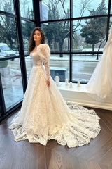 Kiara Organze Balon Kol A Kesim Gelinlik - Mediha Cambaz Bridal