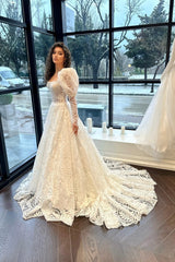 Kiara Organze Balon Kol A Kesim Gelinlik - Mediha Cambaz Bridal