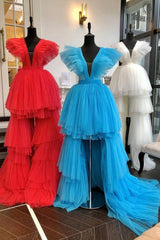 Kleopatra Önü Kısa Arkası Uzun Tül Elbise - Mediha Cambaz Bridal