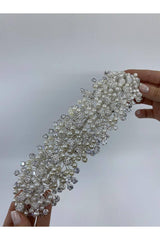 Küre Boncuklu Saç Aksesuarı - Mediha Cambaz Bridal