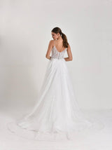 Landscape Üç Boyutlu Dantel A Kesim Gelinlik - Mediha Cambaz Bridal