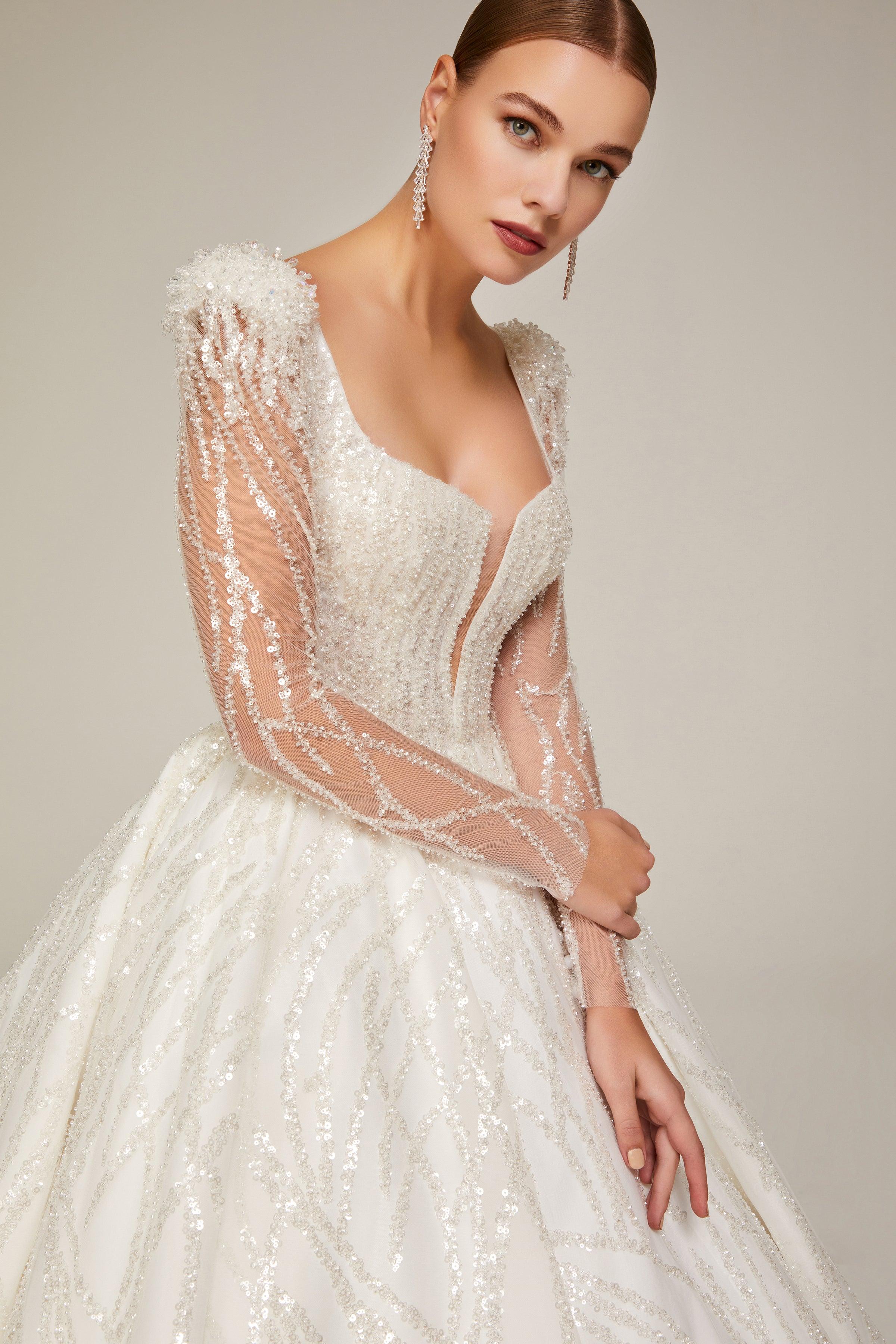 Wedding – Cambaz Sequin Princess Bursa Model Dress Dress Wedding Mediha | Lace Cambaz Bridal Mediha Larissa